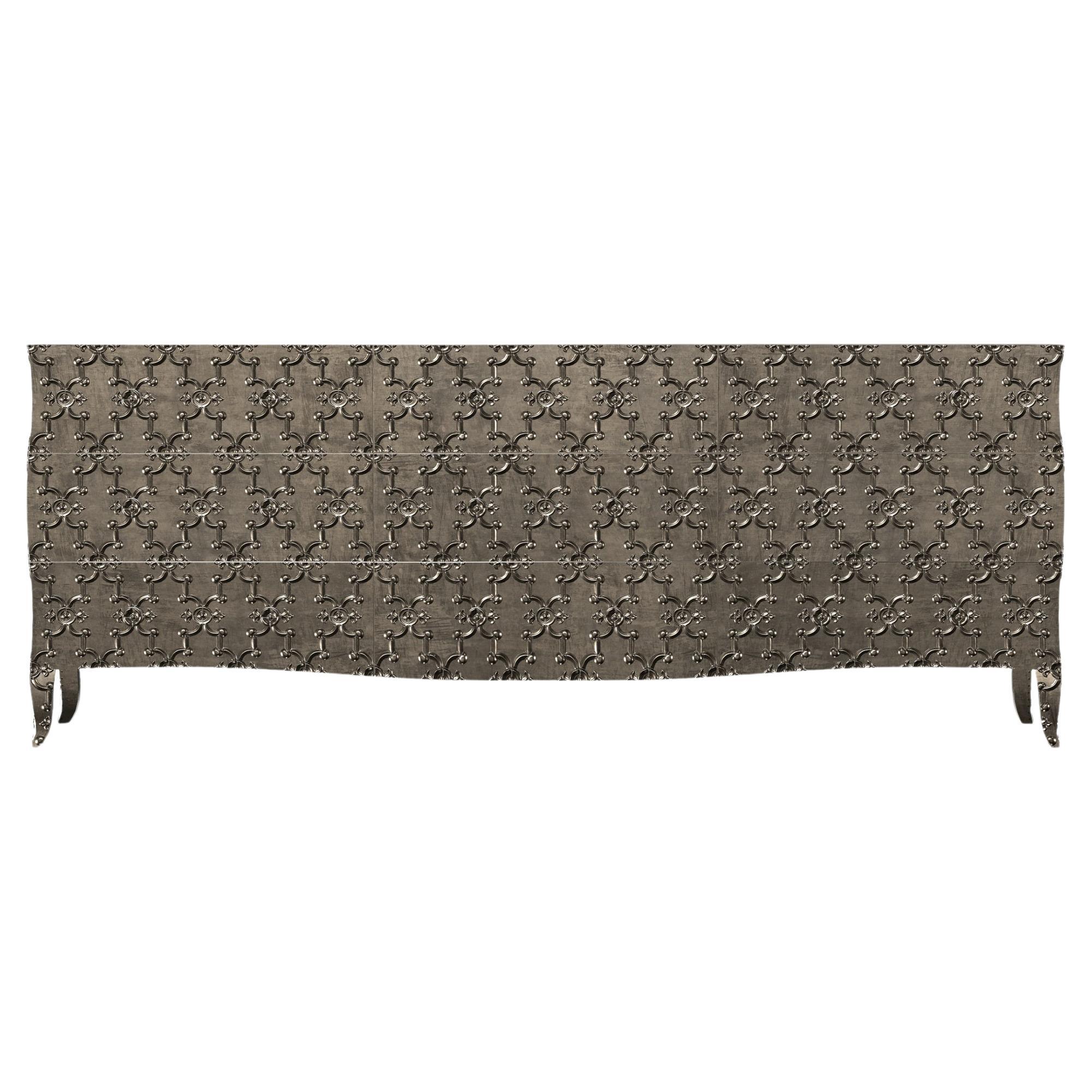 Louise Art Deco Buffet Rauch Antike Bronze von Paul Mathieu für S.Odegard im Angebot