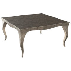 Louise Art Deco Kartentische und Teetische aus fein gehämmerter antiker Bronze