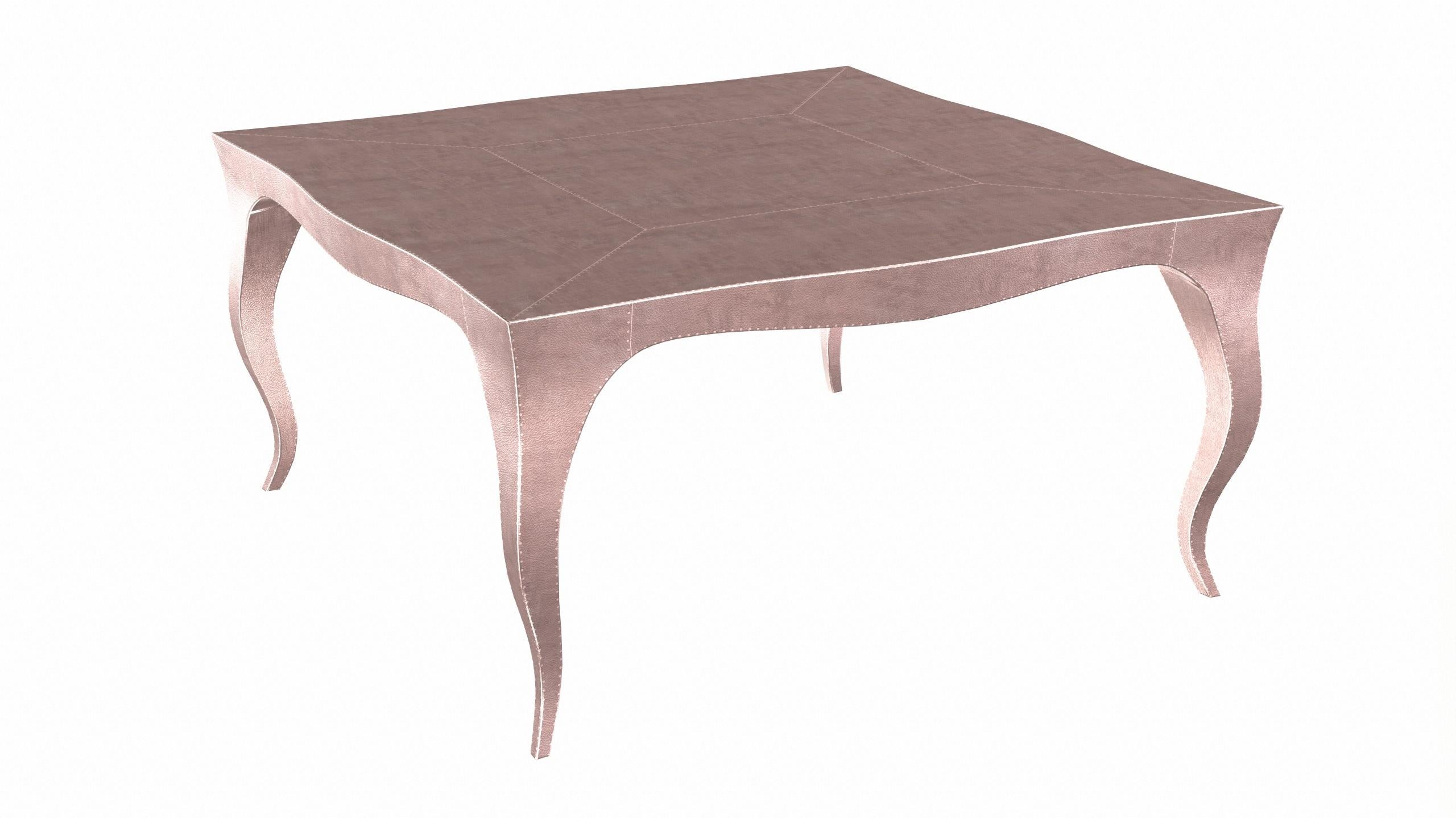 Other Louise Art Deco Card Tables and Tea Tables Fine Hammered Copper by Paul Mathieu For Sale