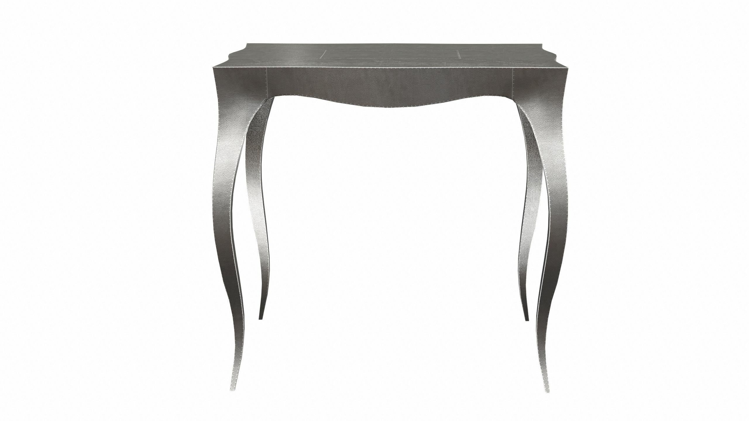 Centres de table Art Déco Louise en bronze blanc martelé fin de Paul Mathieu en vente 2