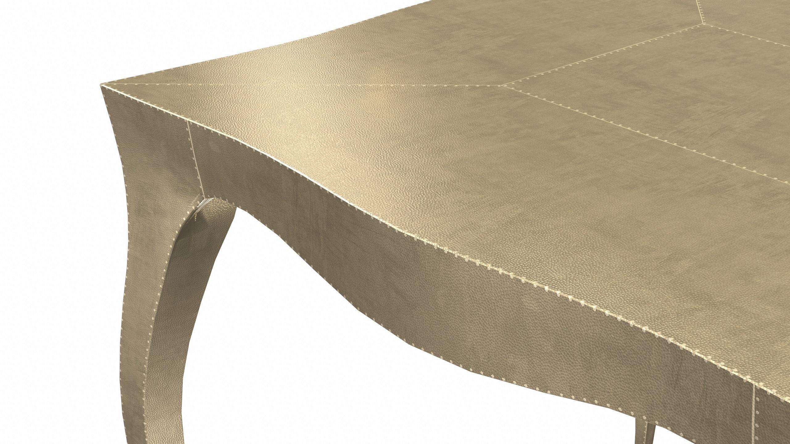 Other Louise Art Deco Center Tables Mid. Hammered Brass by Paul Mathieu for S.Odegard For Sale