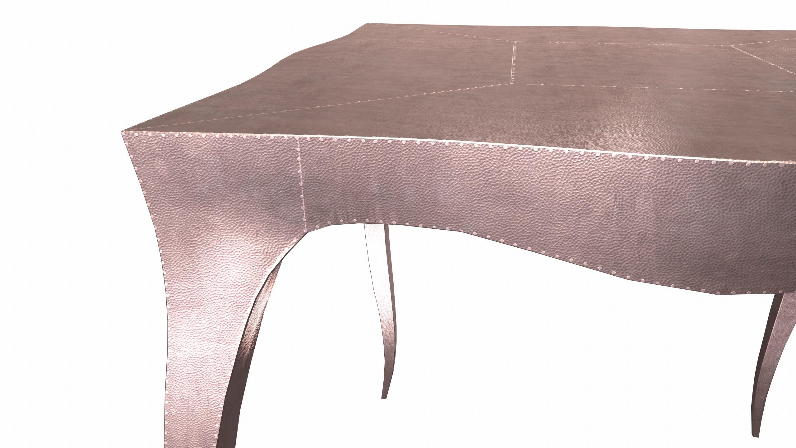 Other Louise Art Deco Center Tables Mid. Hammered Copper by Paul Mathieu  For Sale