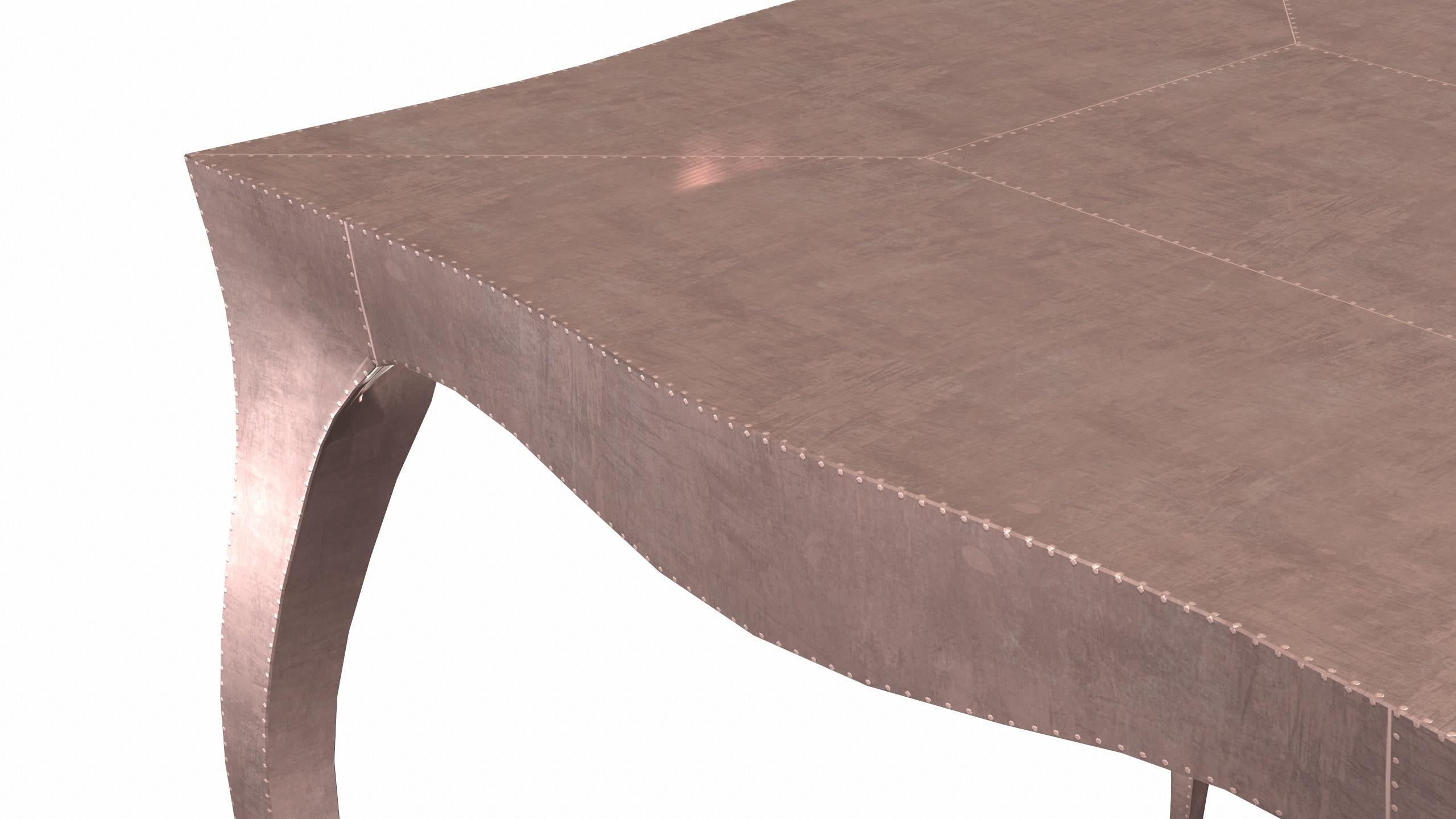 Contemporary Louise Art Deco Game Tables Smooth Copper by Paul Mathieu for S. Odegard For Sale