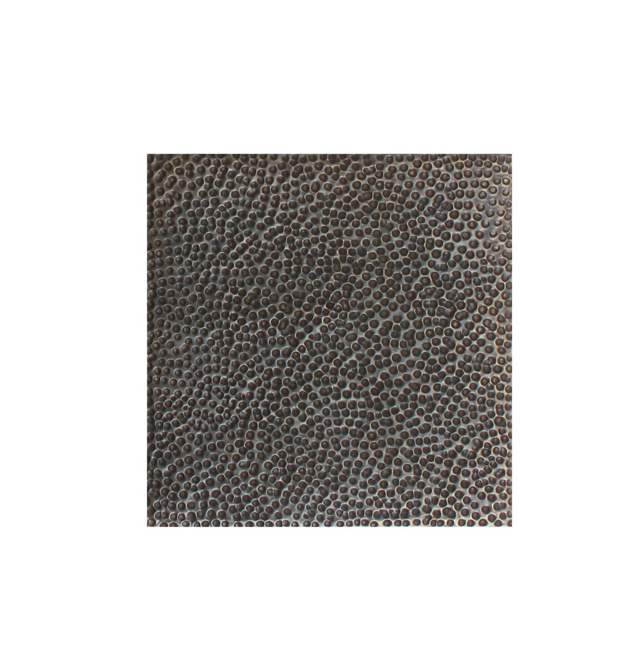 Métal Tables industrielles Art déco Mid. Bronze ancien martelé 18,5x18,5x10 pouces en vente