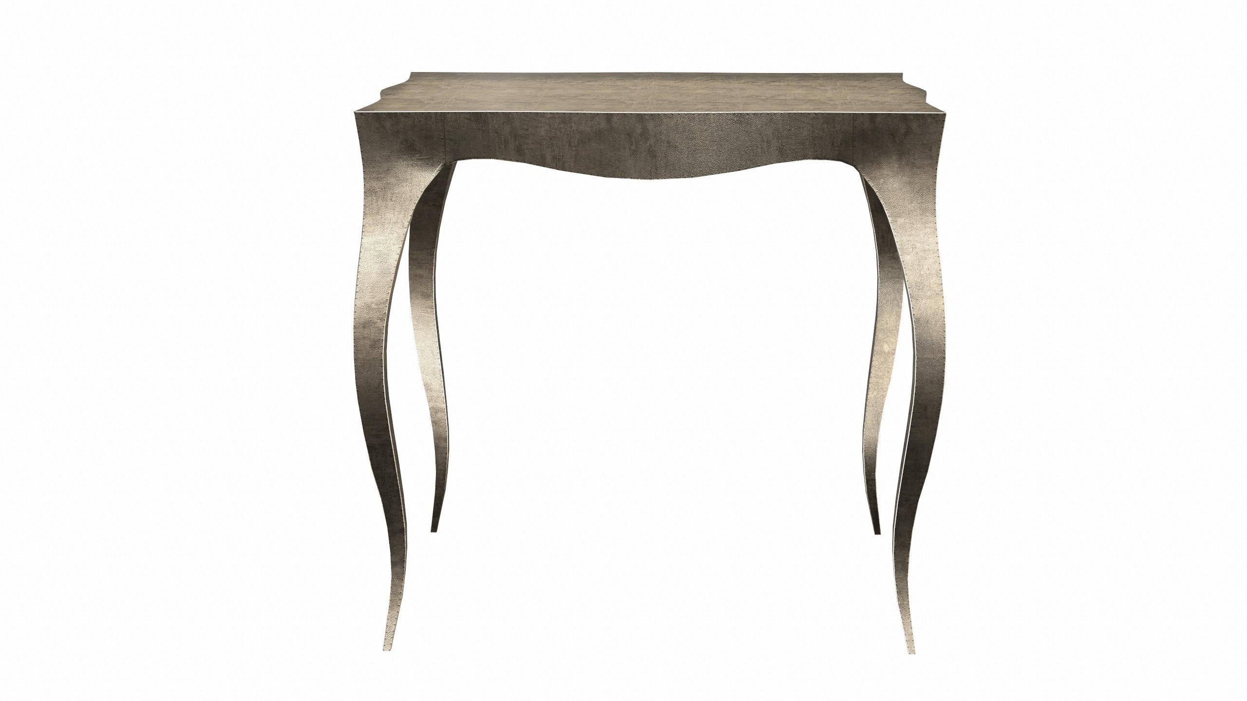 Tables gigognes et tables à berceau Louise Art Deco en métal antique martelé par Paul en vente 2
