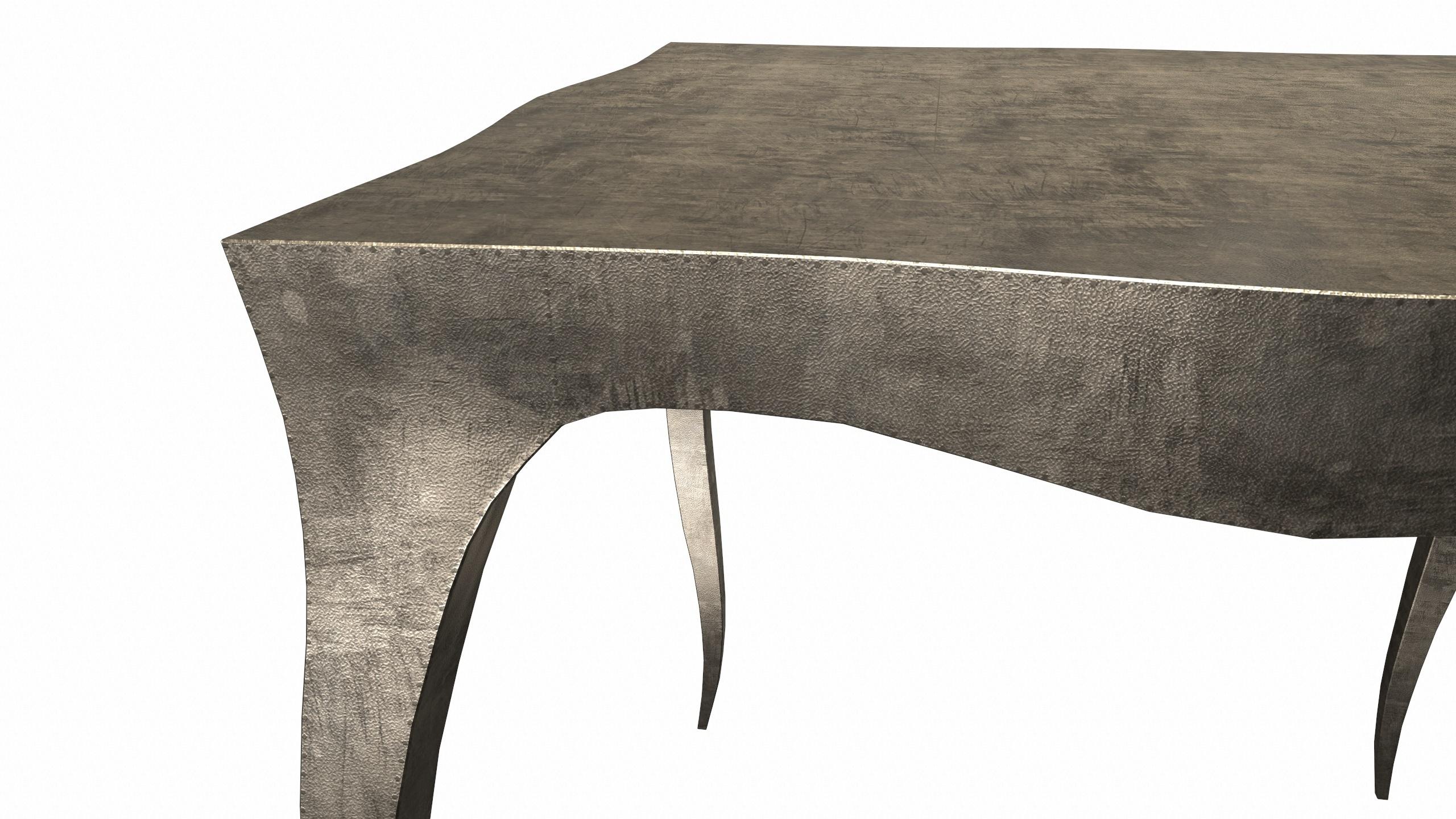 Other Louise Art Deco Nesting Tables and Crad Tables in Fine Hammered Antique by Paul For Sale