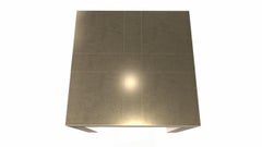 Louise Art Deco Side Tables Square Drink Table Smooth Brass by Alison Spear