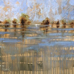 Golden Pond, Painting, Acrylic on Canvas