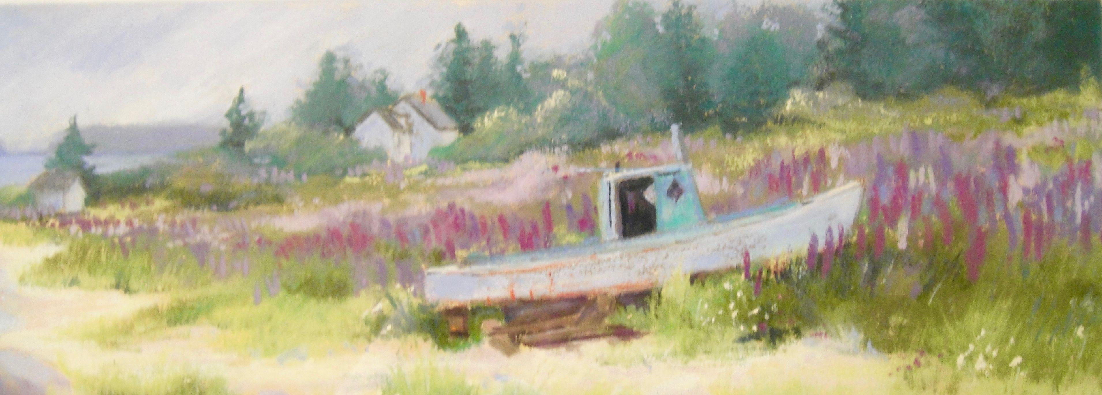 Fuera de servicio, Pintura, Pasteles sobre papel de lija al pastel en venta 1
