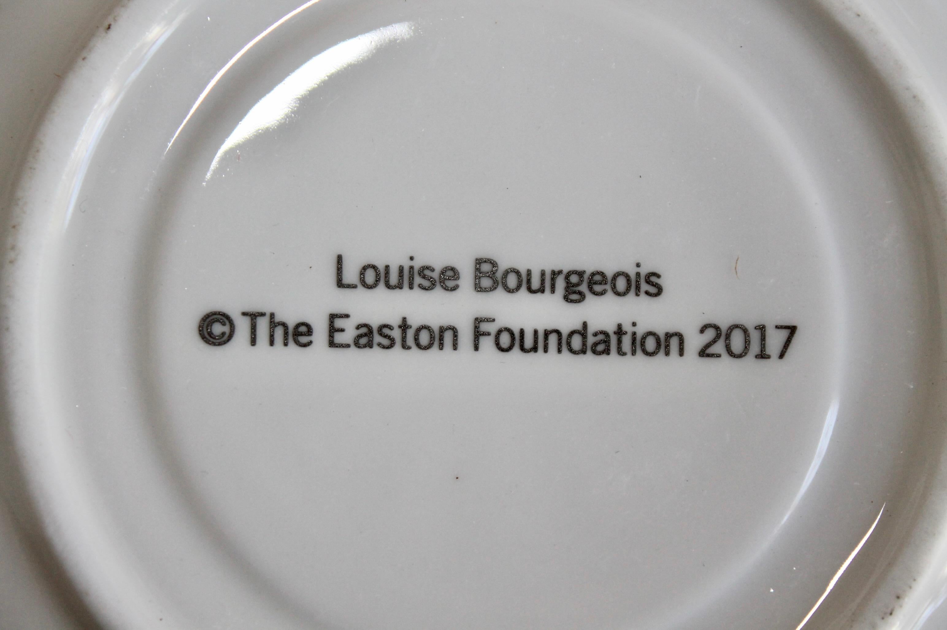 Louise Bourgeois Cup & Saucer for MOMA In Excellent Condition For Sale In Sharon, CT