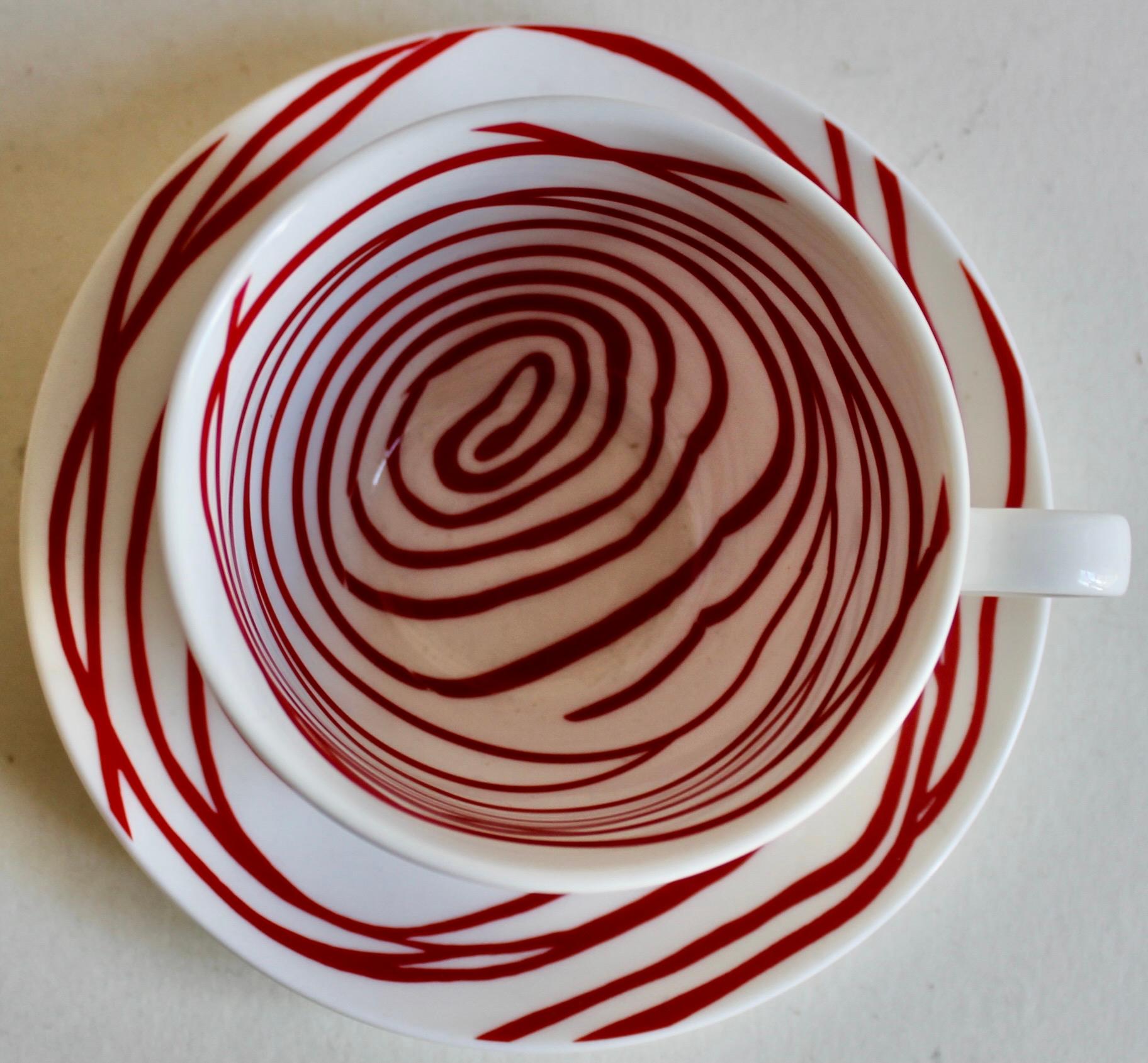 Ceramic Louise Bourgeois Cup & Saucer for MOMA For Sale