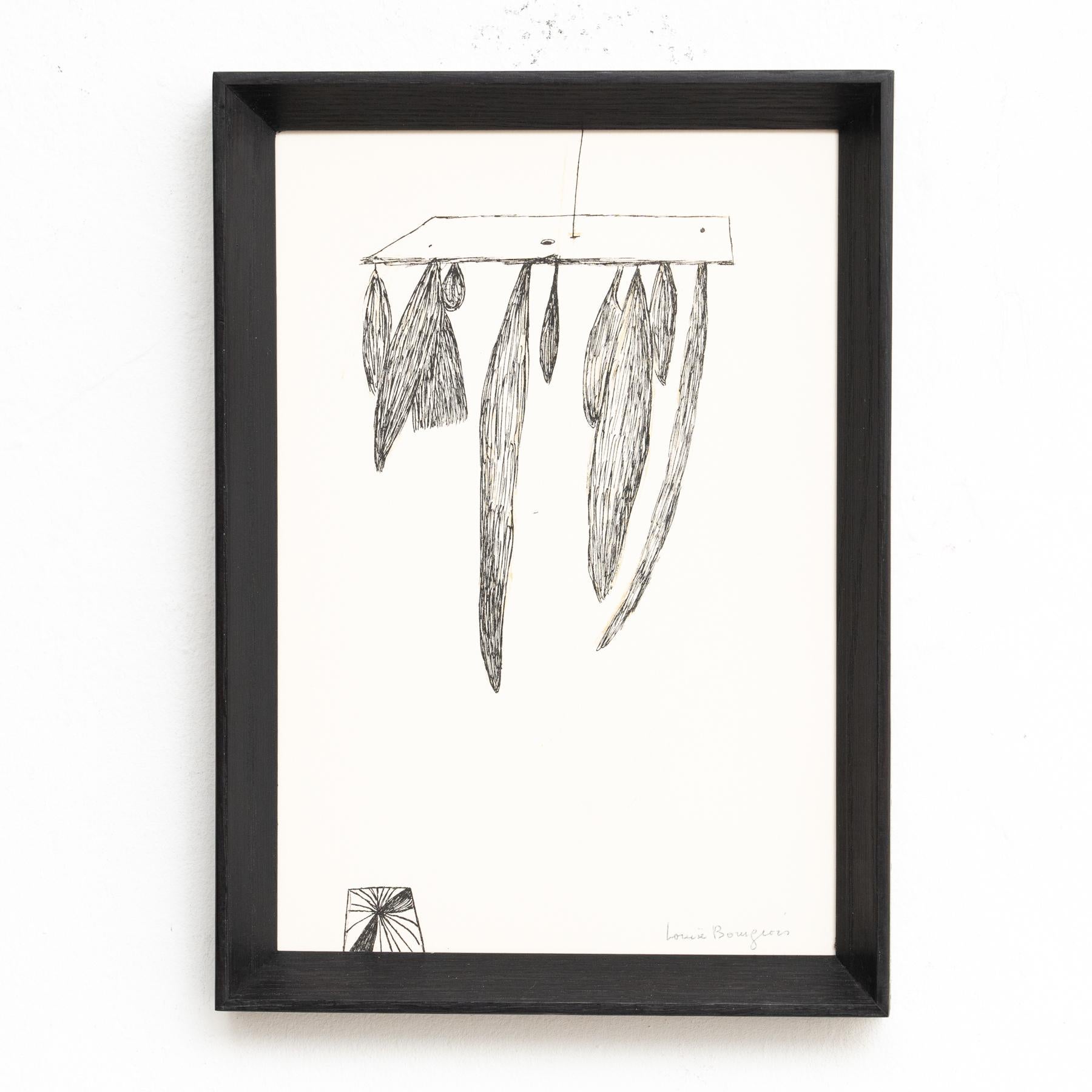 Mid-Century moderno Louise Bourgeois 'Vita interiore' Litografia in edizione limitata, 1985 - Firmata in vendita