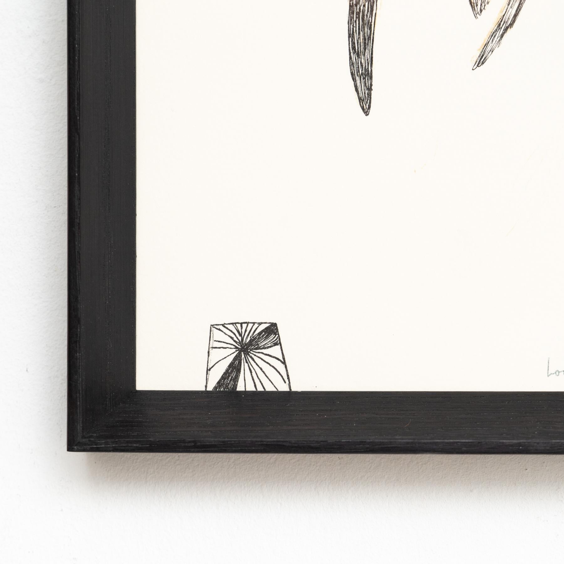 Fine XX secolo Louise Bourgeois 'Vita interiore' Litografia in edizione limitata, 1985 - Firmata in vendita