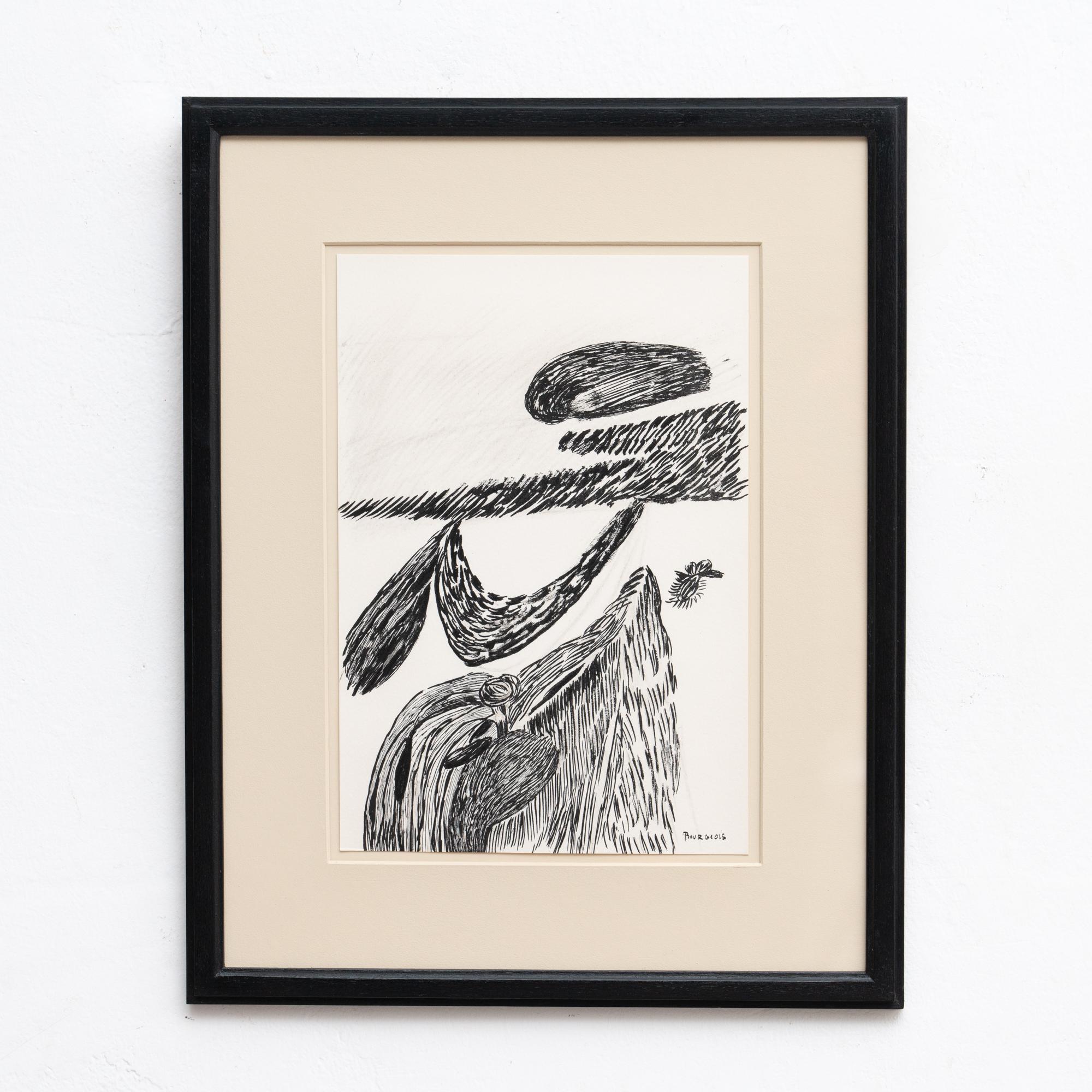 Lithography 'Inner Life' by Louise Bourgeois, circa 1985.
Signed on the stone.

In good original condition.

Louise Joséphine Bourgeois 25 December 1911-31 May 2010 was a French-American artist. Although she is best known for her large-scale