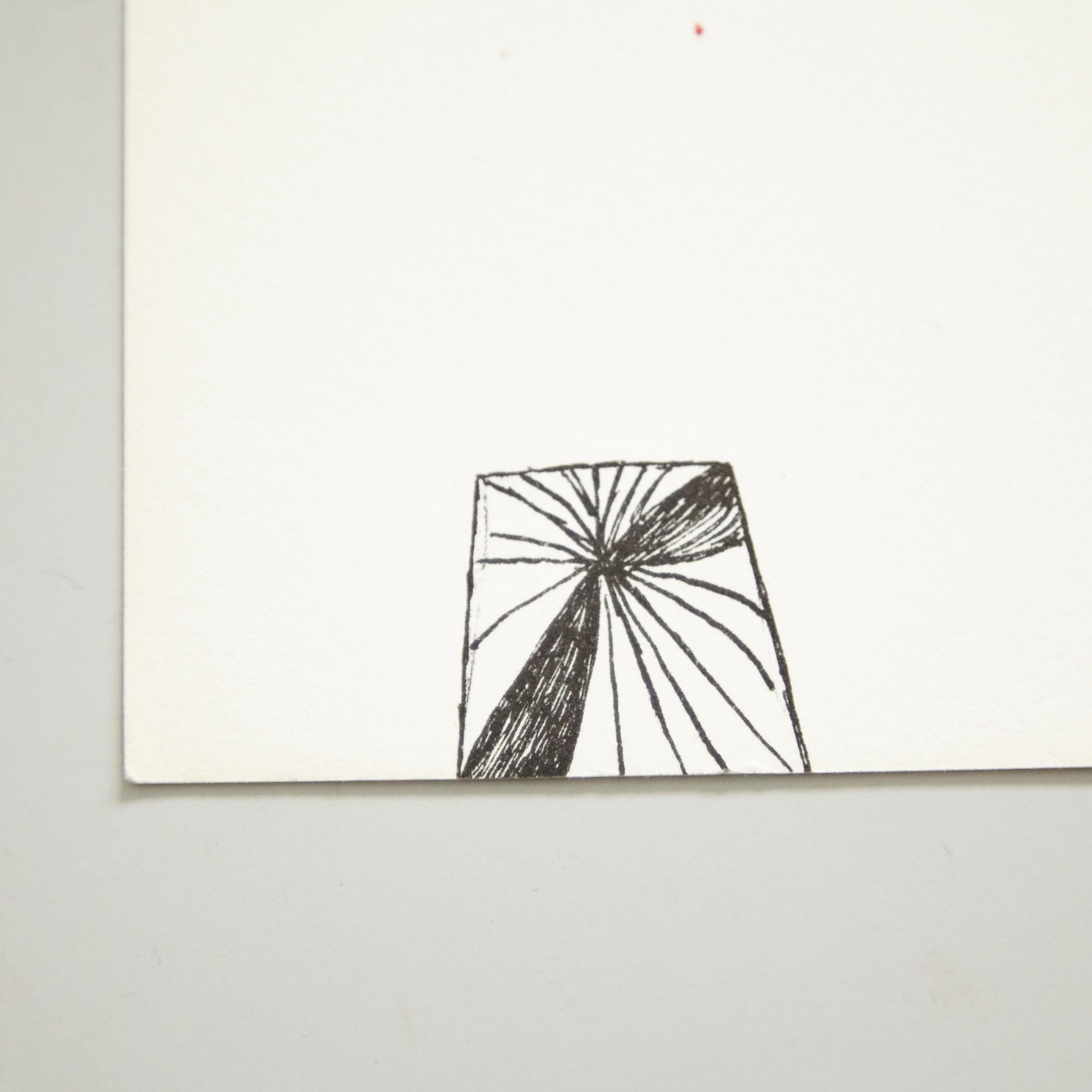 Mid-Century Modern Louise Bourgeois Lithography