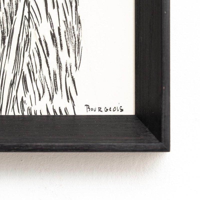 D'après Louise Bourgeois, Inner Life Lithographie encadrée en noir et blanc, 1985 en vente 9