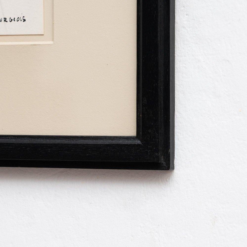 After Louise Bourgeois, Inner Life Black and White Framed Lithograph, 1985 For Sale 10