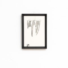 After Louise Bourgeois, Inner Life Black and White Framed Lithograph, 1985