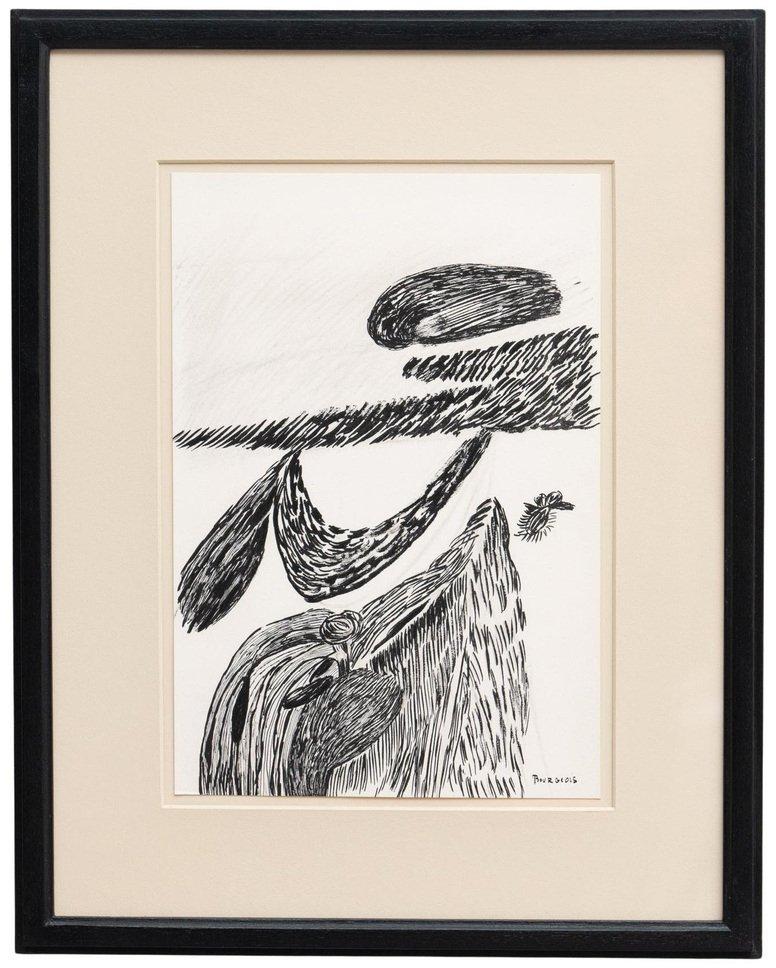 After Louise Bourgeois, Inner Life Black and White Framed Lithograph, 1985 For Sale 3