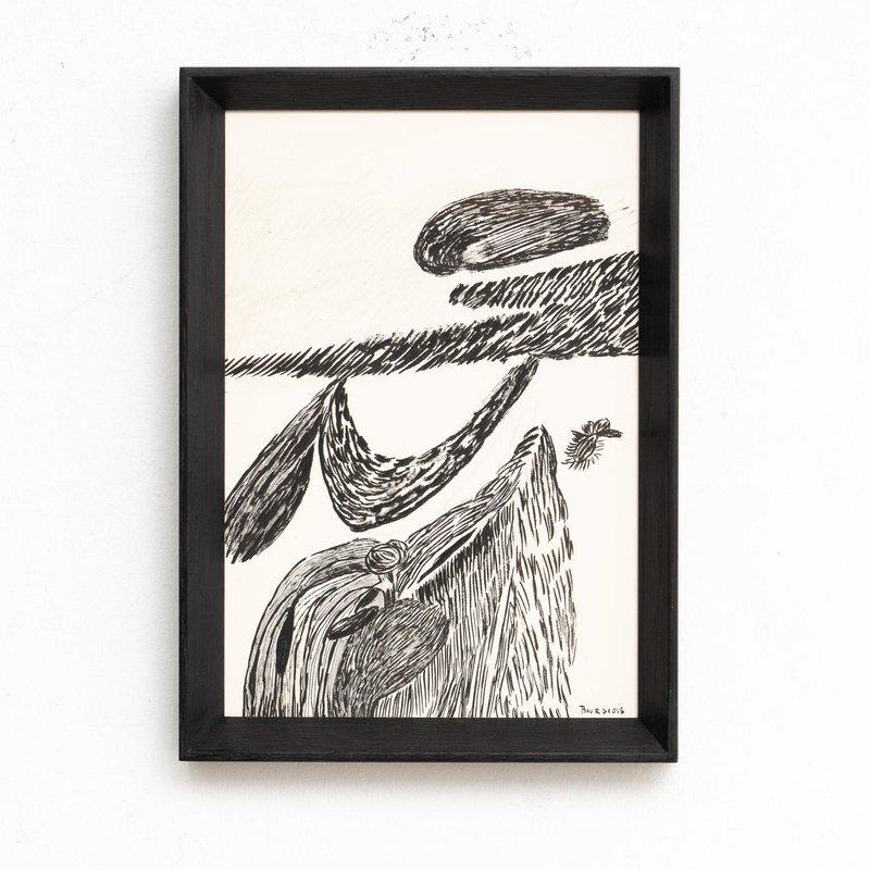 D'après Louise Bourgeois, Inner Life Lithographie encadrée en noir et blanc, 1985 en vente 4