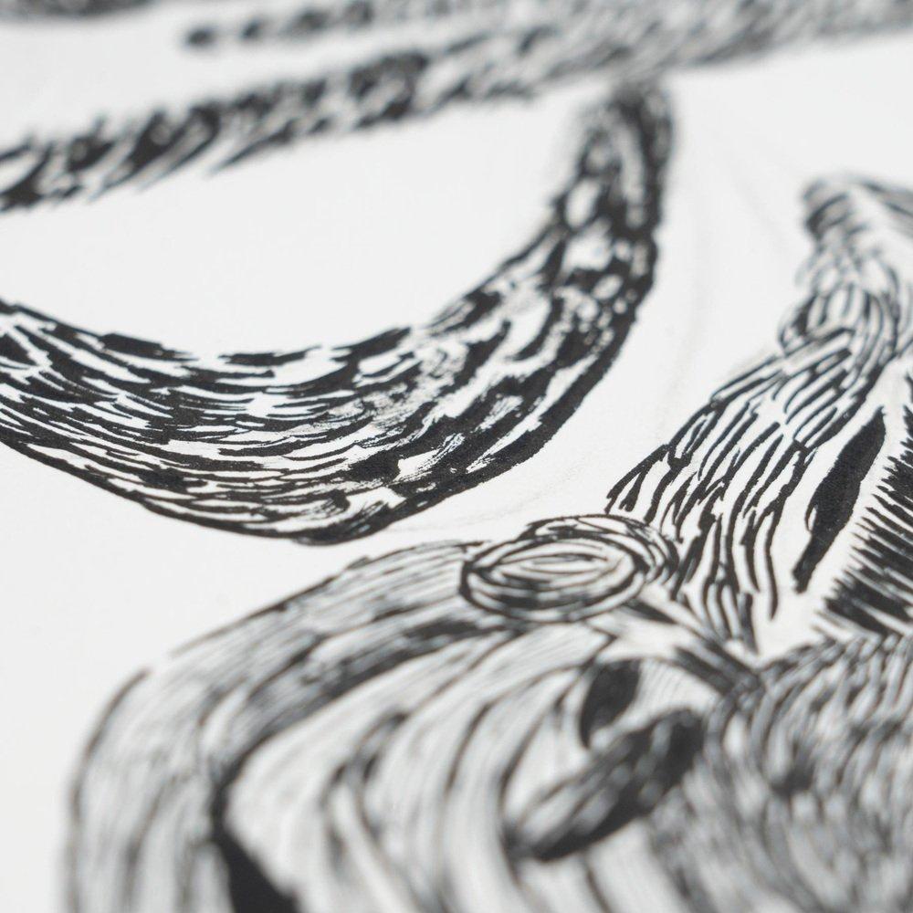 After Louise Bourgeois, Inner Life Black and White Framed Lithograph, 1985 For Sale 4