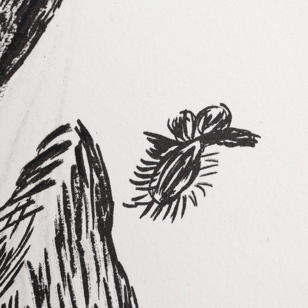 After Louise Bourgeois, Inner Life Black and White Framed Lithograph, 1985 For Sale 8