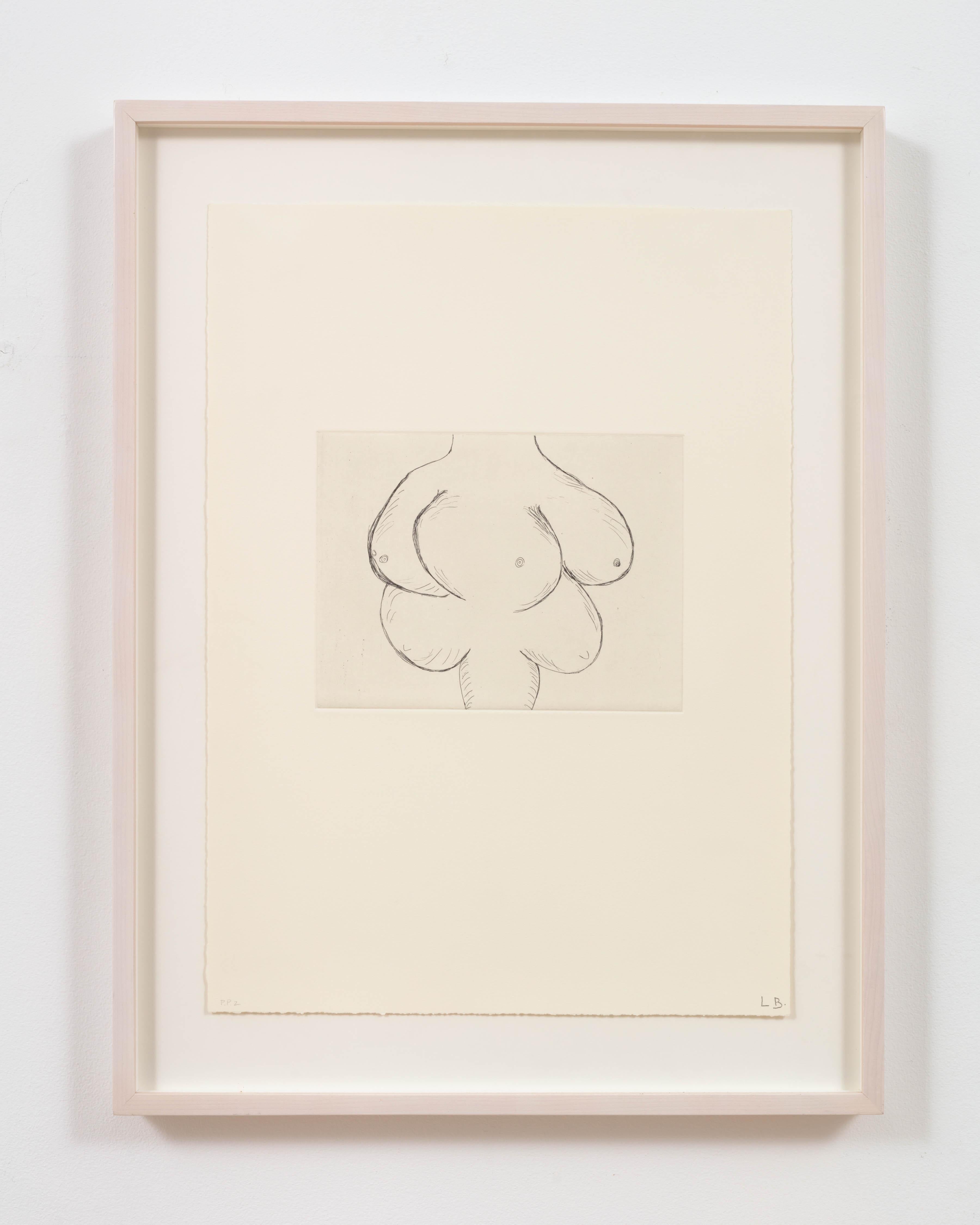 Louise Bourgeois Abstract Print - Anatomy (4), from Anatomy (Wye and Smith 100)