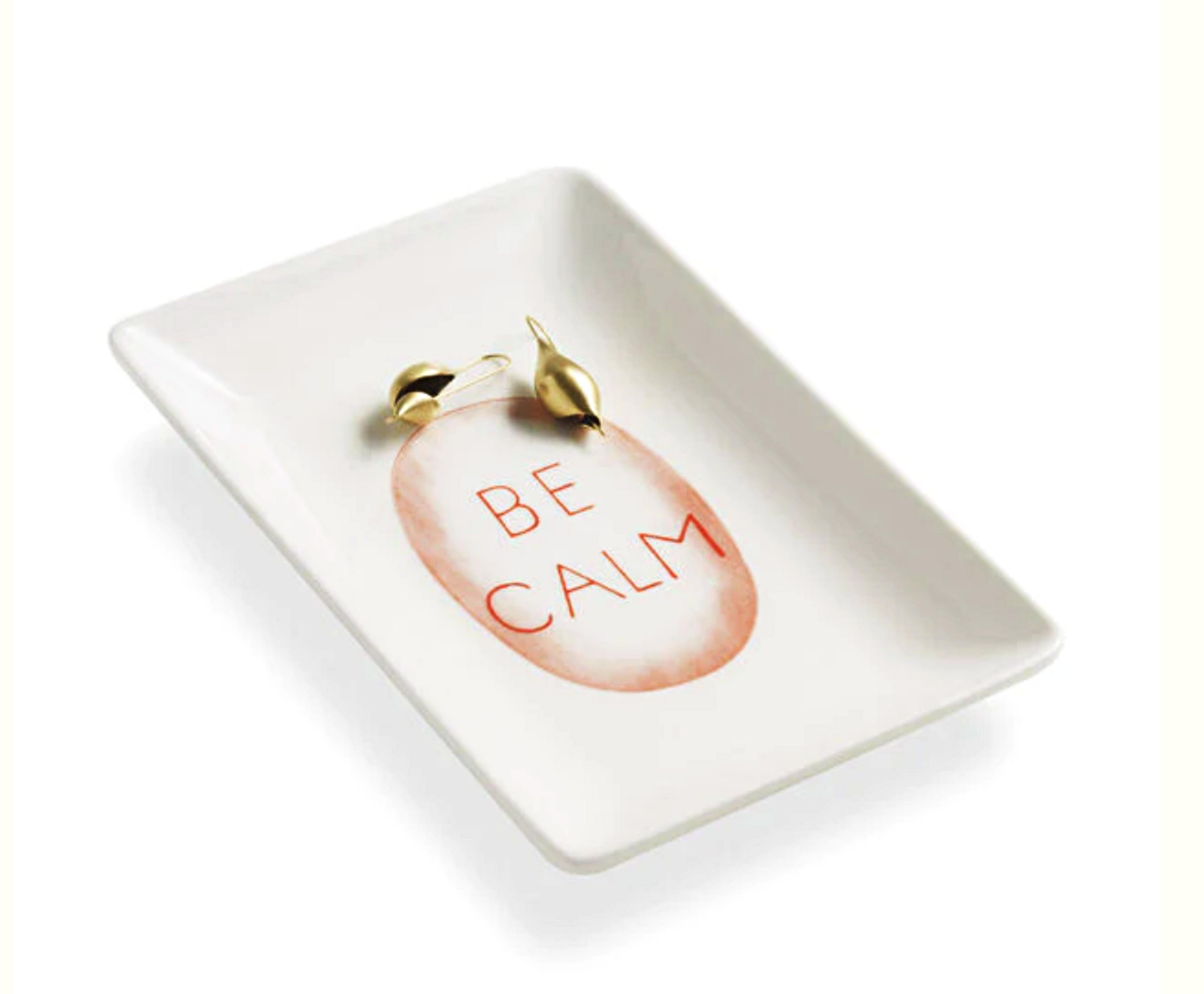 Le plat en céramique « Be Calm » de Louise Bourgeois  1
