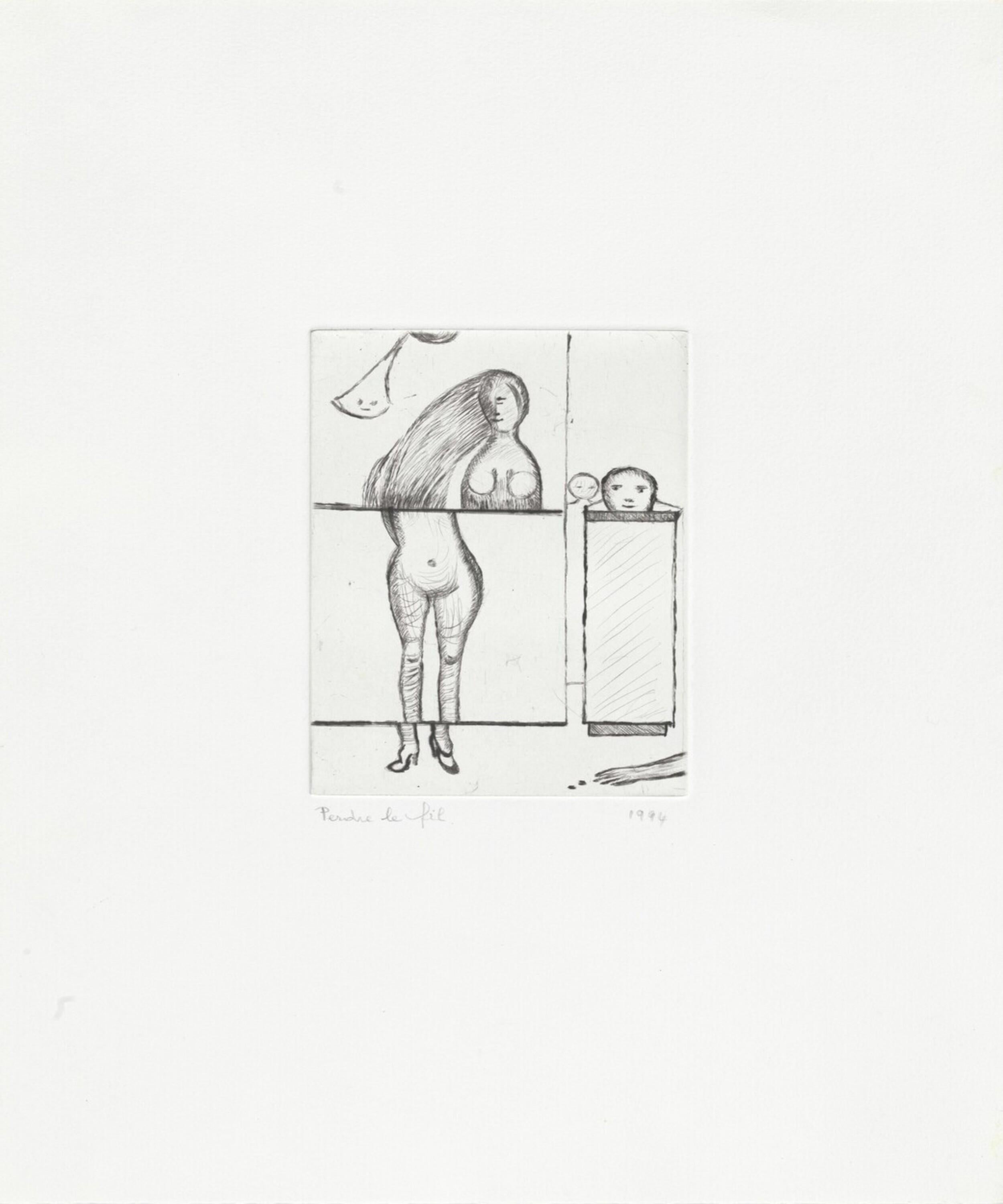 Dismemberment -- Print, Portrait, Woman, Nude, Feminist Art by Louise Bourgeois