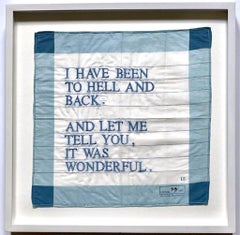 I Have Been to Hell and Back Handkerchief (Blue)