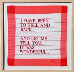 I Have Been to Hell and Back Handkerchief