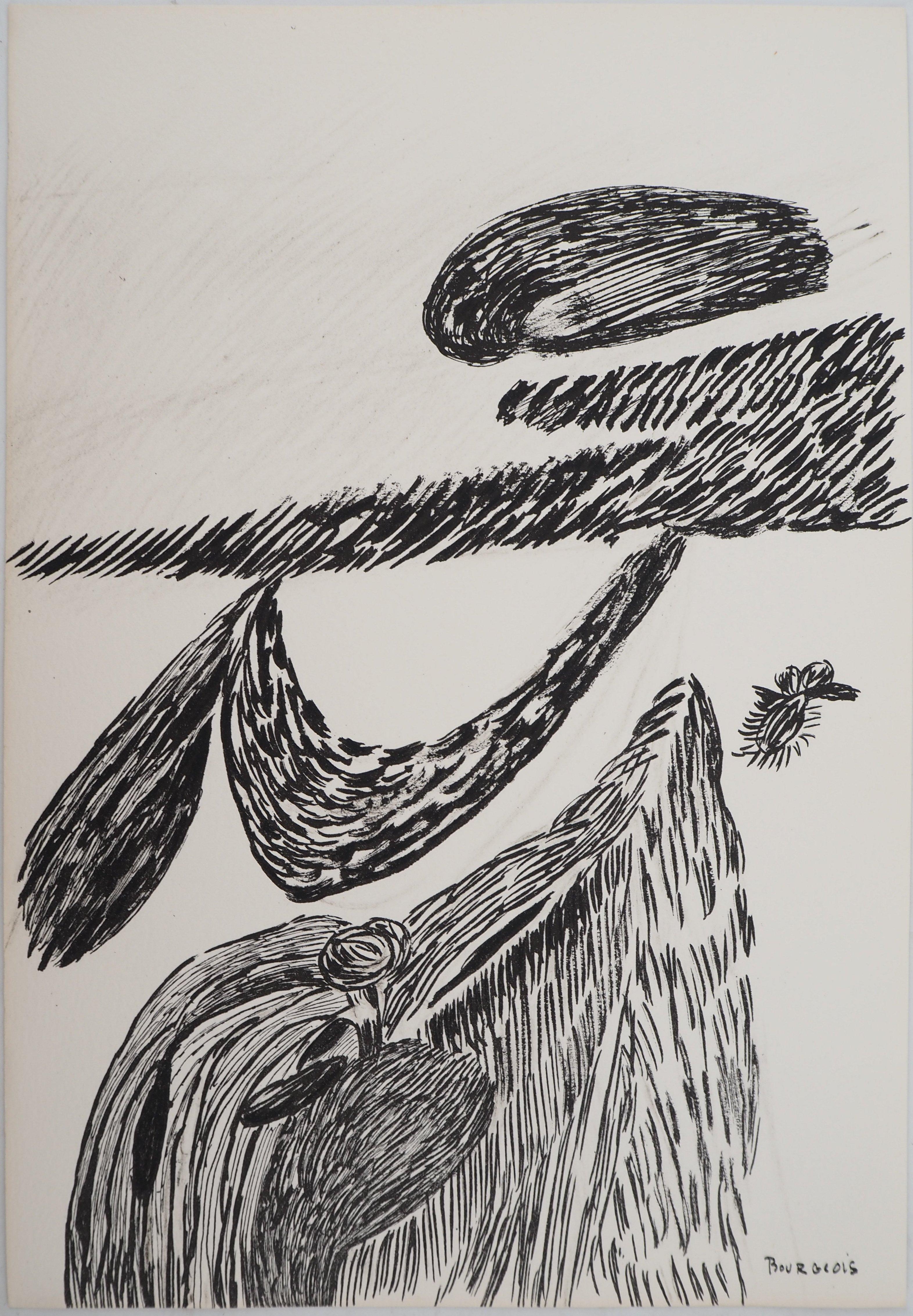 Abstract Print de Louise Bourgeois - Vida interior - Litografía original (Wye Smith #78-2)