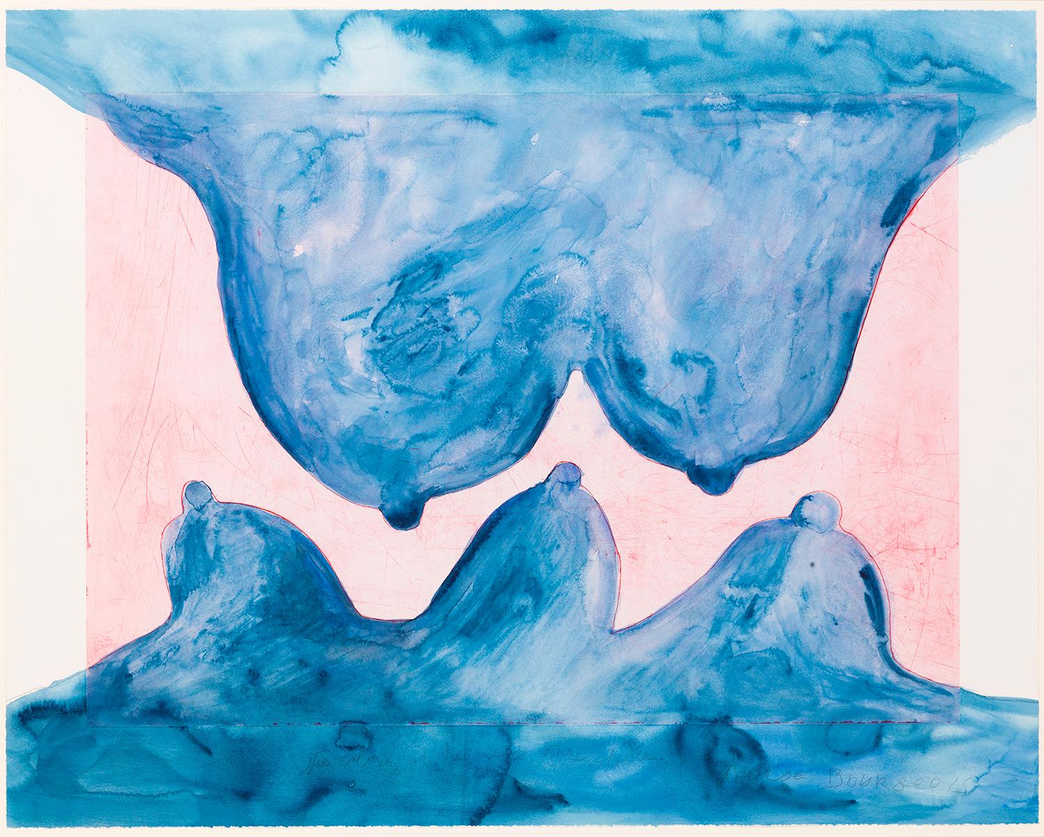 Louise Bourgeois, El azul es el color de tus ojos, cartel de exposición, feminista en venta 2