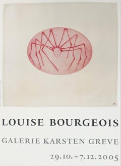 Louise Bourgeois, Spider Woman, Galerie Karsten Greve 2005 Exhibition Poster