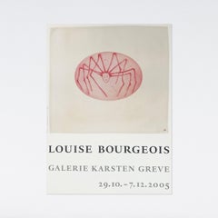 Louise Bourgeois, Spider Woman, Galerie Karsten Greve 2005 Exhibition Poster