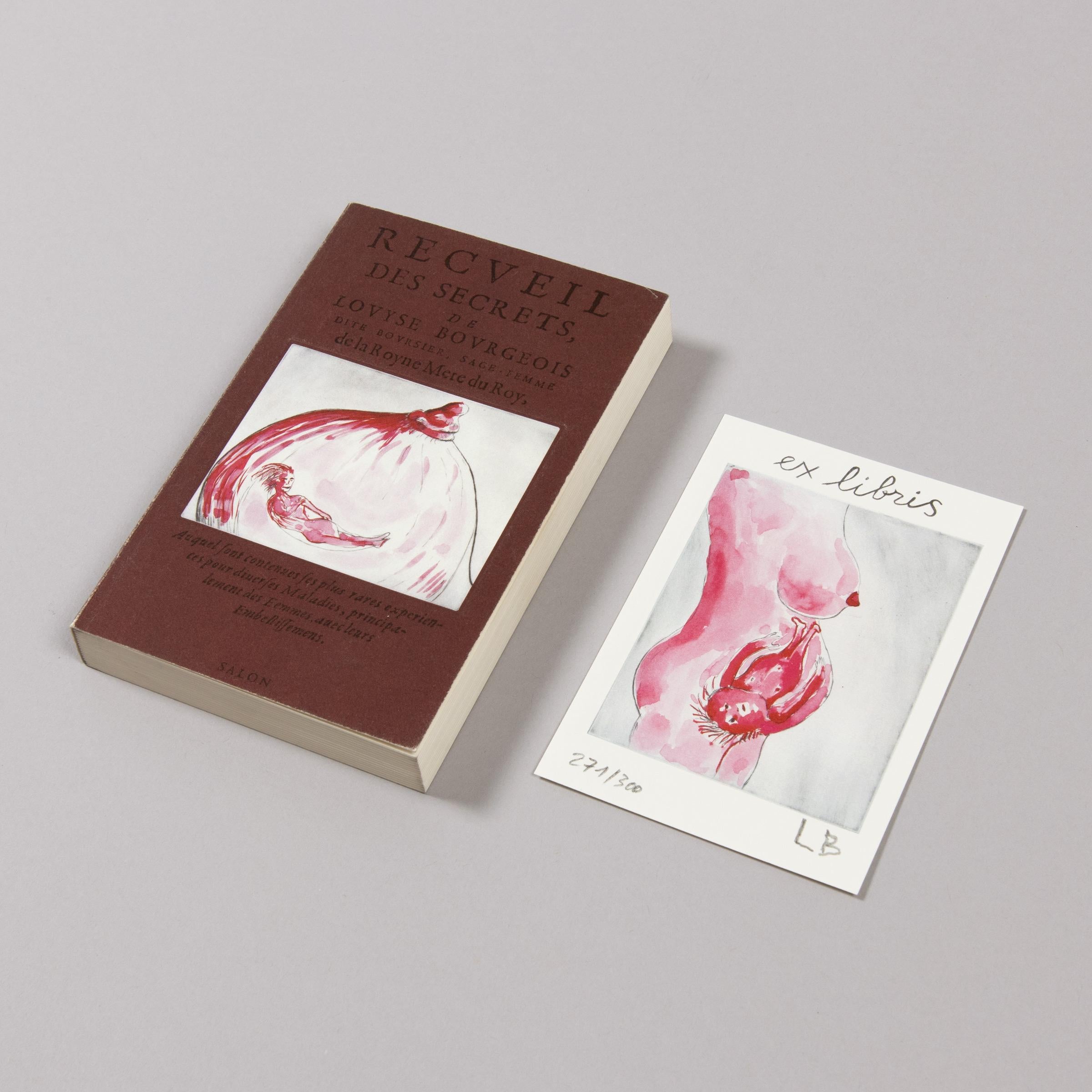 Louise Bourgeois, Il bambino reticente (Ex Libris): Stampa firmata, Arte contemporanea 1