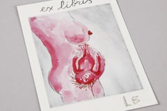 Louise Bourgeois, Il bambino reticente (Ex Libris): Stampa firmata, Arte contemporanea