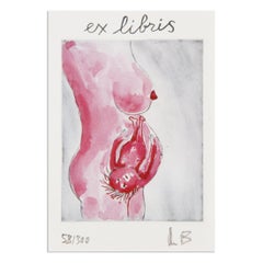 Louise Bourgeois, El niño reticente (Ex Libris): Impresión firmada, Arte contemporáneo