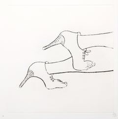 Plate 4 from the Metamorfosis Portfolio, Signed Etching by Louise Bourgeois