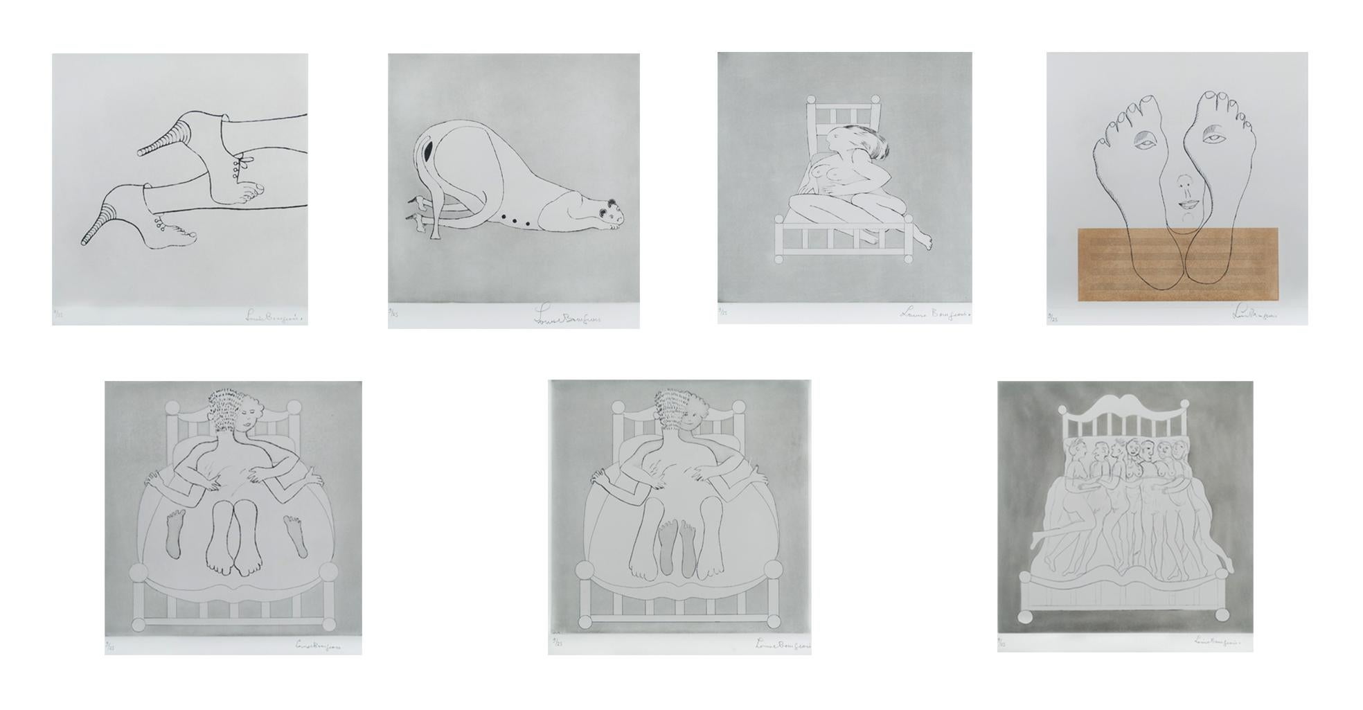 Louise Bourgeois Nude Print - Portfolio Metamorfosis I