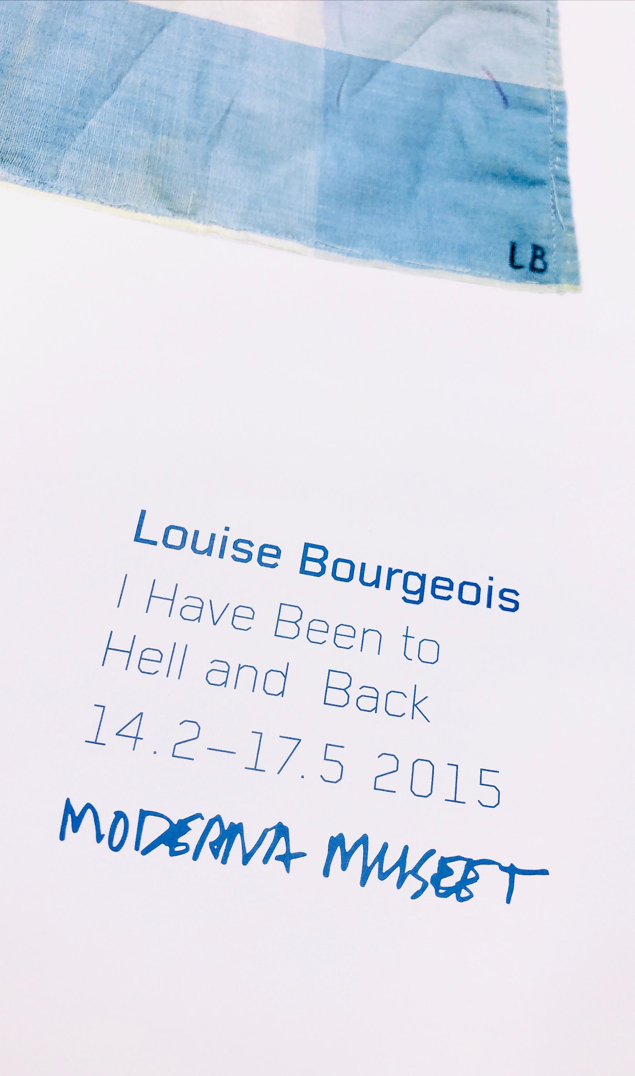 Poster published on the occasion of Louise Bourgeois exhibition at Moderna Museet, Sweden in 2015.

A-: Very good condition.

19 3/4 x 27 1/2 in
50 x 70 cm

Poster is sold unframed. Ship rolled in a protected mailing tube. Framing is available on