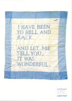 Poster (I Have Been to Hell and Back), Museumsausstellung Textwörter, 2014