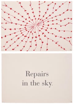 Repairs in the Sky -- Letterpress, Lithograph, Text Art by Louise Bourgeois