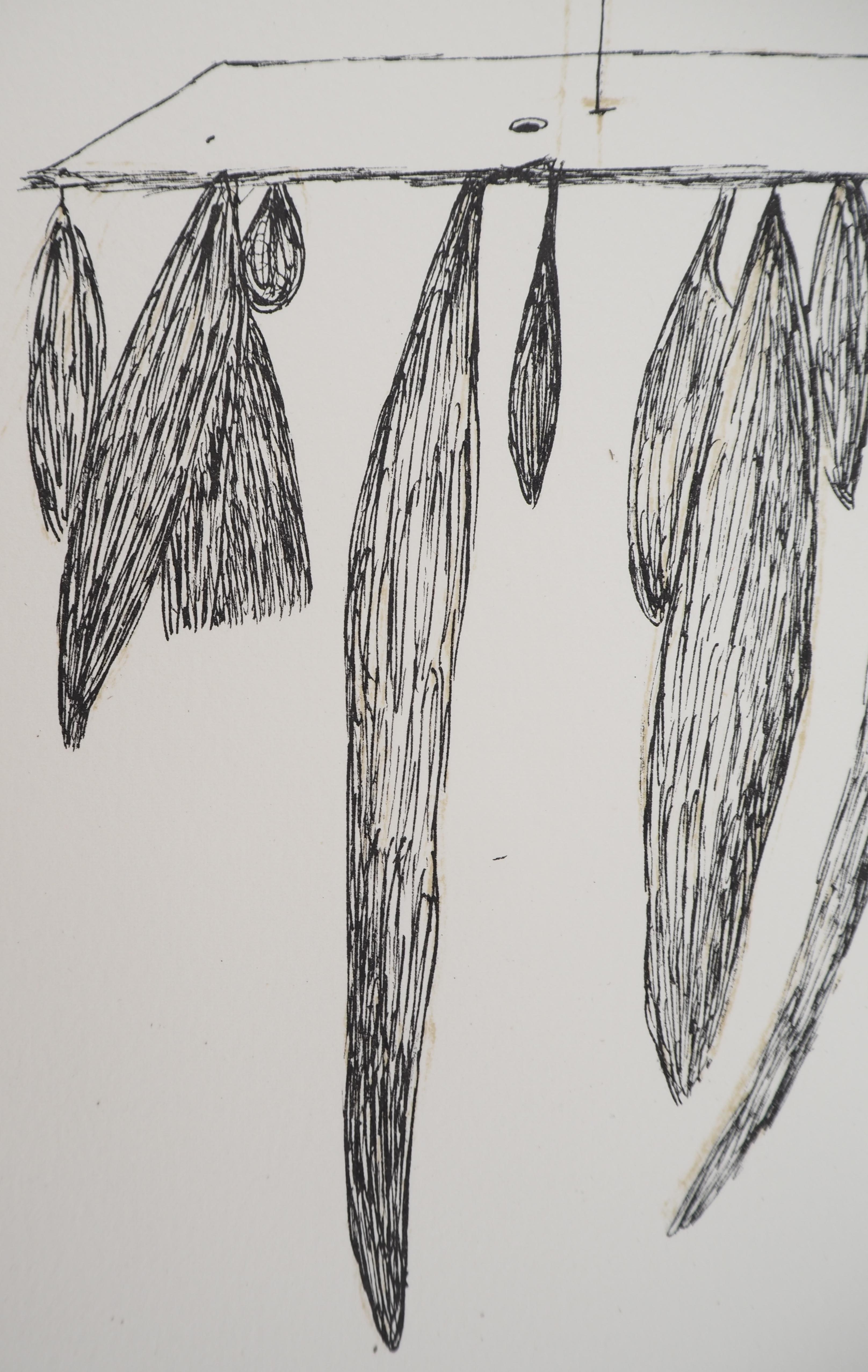 Louise BOURGEOIS (1911-2010)
Sheaves, 1985

Lithographie originale
Signé sur la plaque
Sur vellum d'Arches, 31 x 21 cm (c. 12 x 8 in)

RÉFÉRENCES : Catalogue raisonné de Wye Smith #79-2

INFORMATION : Une copie de cette lithographie se trouve dans