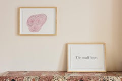 Las Pequeñas Horas -- Tipografía, Litografía, Texto Arte de Louise Bourgeois