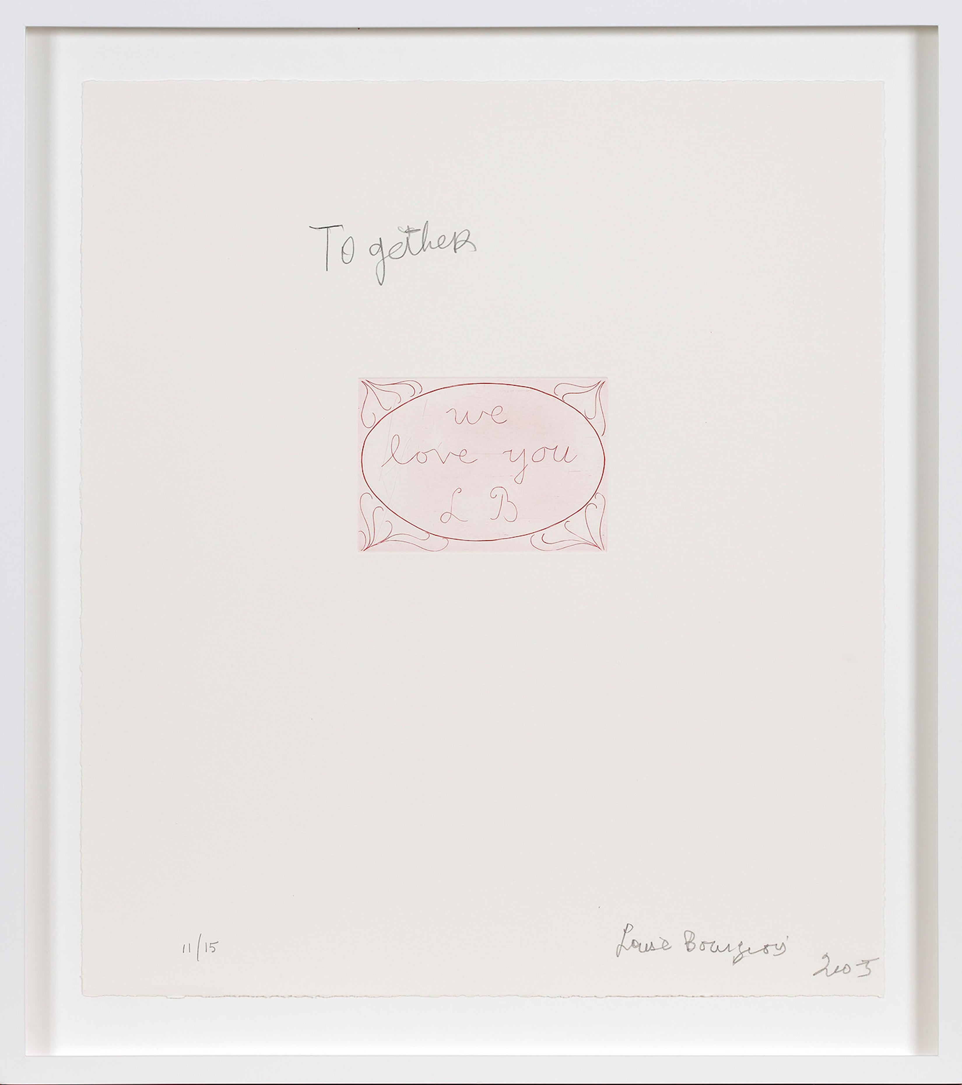 Together (portfolio) - Print by Louise Bourgeois