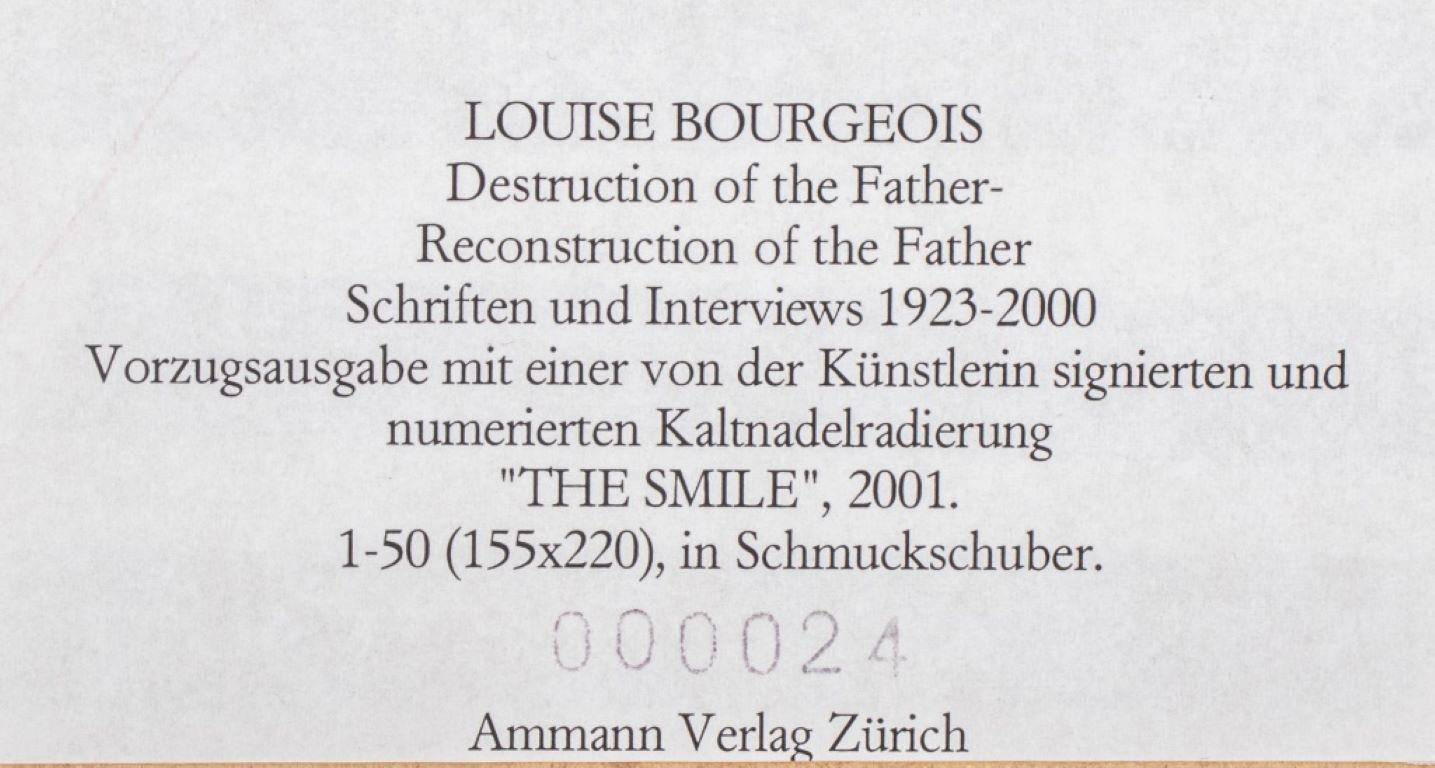 Louise Bourgeois „Das Lächeln“ Radierung mit Kaltnadelradierung im Angebot 1