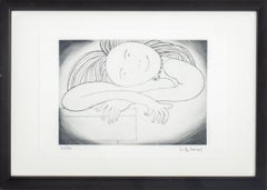 Louise Bourgeois "The Smile" Etching with Drypoint