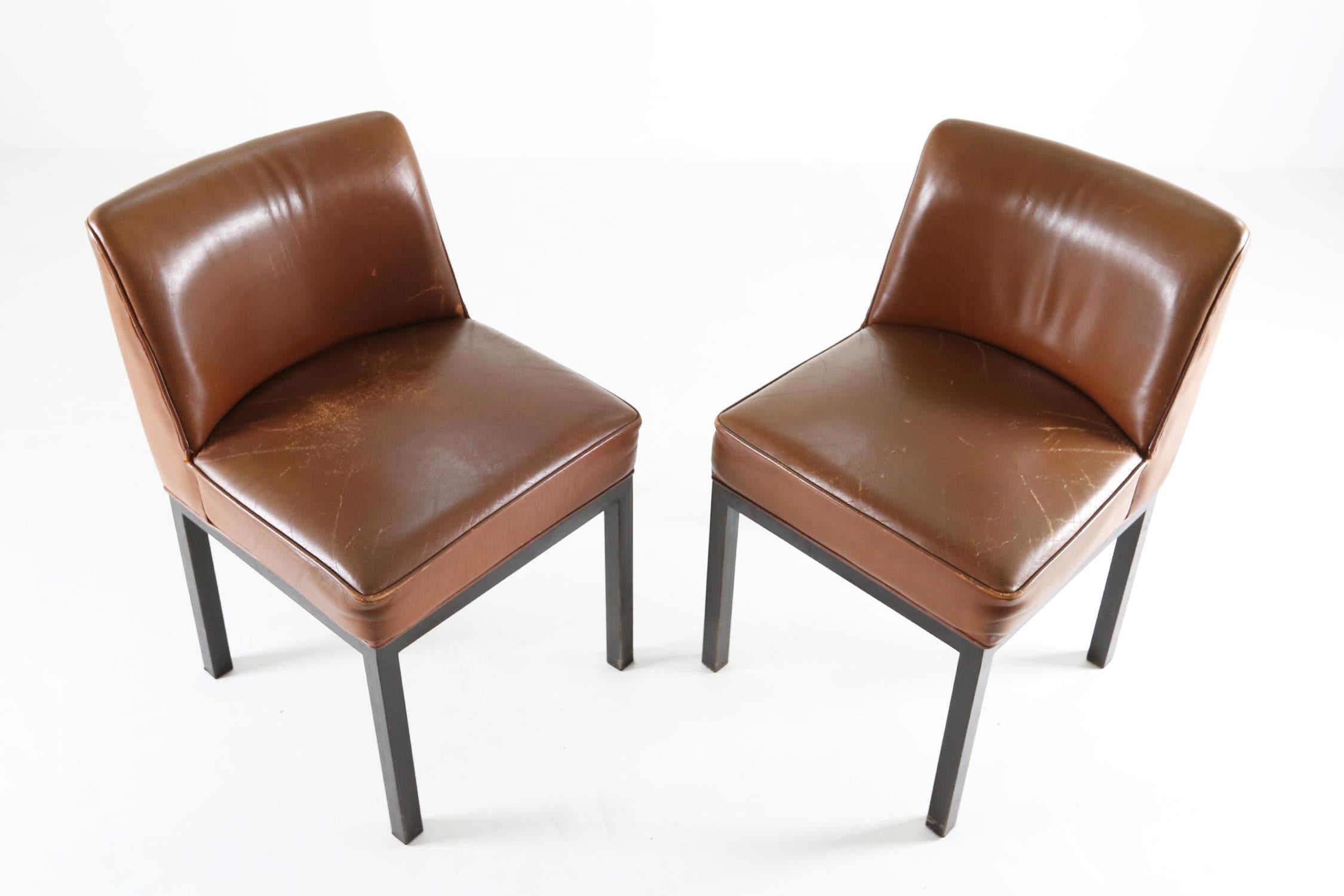 Belgian Louise Chairs by Jules Wabbes