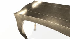 Louise Console Tavoli da centro Art Deco in ottone liscio di Paul Mathieu